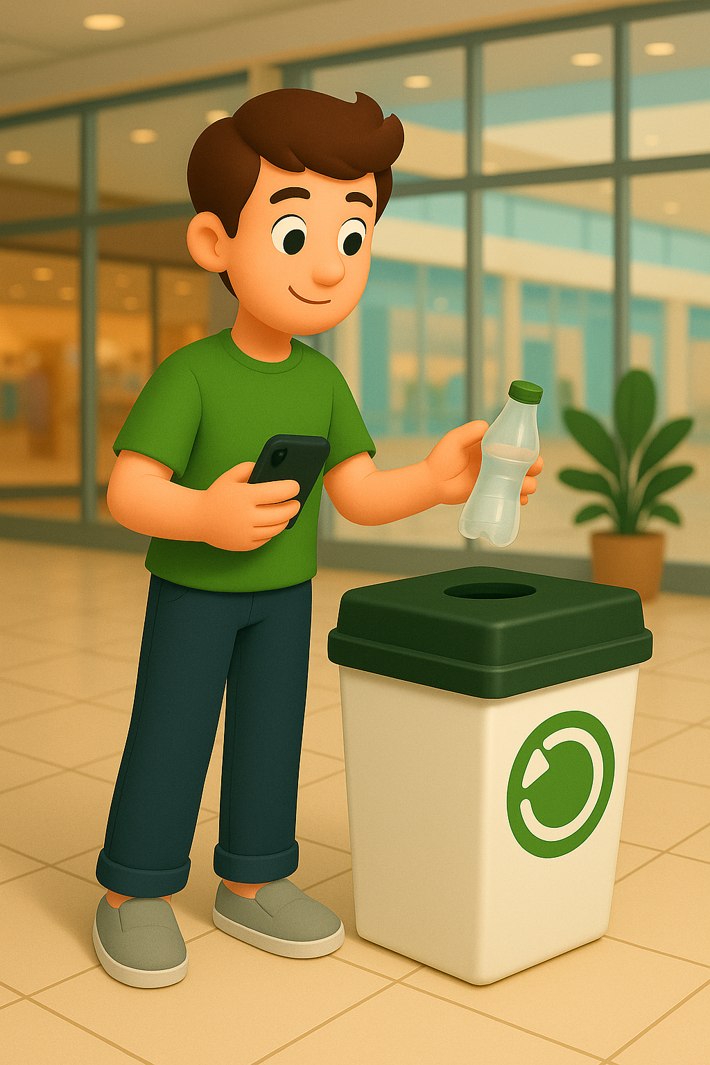 Cycl station installed in a business